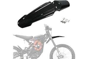 GENERIC Sur Ron Front Fender,Carbon Fiber Motorcycle Fender Mud Guard for Surron Sur Ron Light Bee X/S Segway X260 X160 E Ride Pro SS Electric Dirt Bike