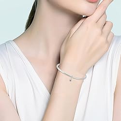 Doyafer 925 Sterling Silver Crown Pendant Beaded