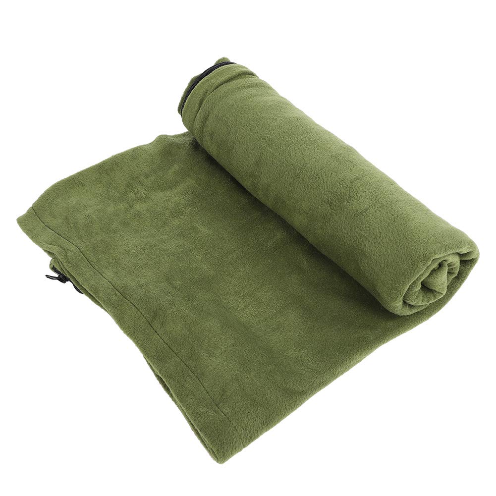 OKBY Sleeping Bag - Outdoor Camping Hiking Envelope Portable Polar Fleece Anti-Pilling Sleeping Bag