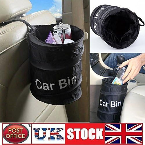 Collapsible Car Bin Pop Up Car Bin Trash Litter Waste Water Resistant Truck Van Boat Rubbish Bag MarkUK®