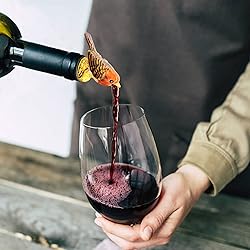Wine Aerator Pourer, Enamel Glaze Colorful Bird