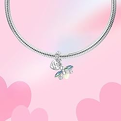 Alstade Glow In the Dark Firefly Charm 925 Sterling