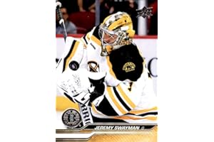 2023-24 Upper Deck #15 Jeremy Swayman Boston Bruins NHL Hockey Trading Card