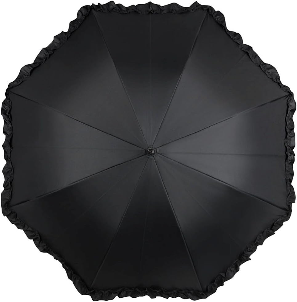 VON LILIENFELD Automatic Umbrella Floral Motif Women Rose Garden Double Layer, multicolour, Medium - Image 4