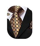 Dubulle Mens Tie Set Solid Paisley Silk Striped