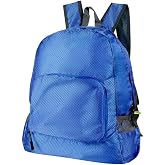 Lmagice Lightweight foldable backpack outdoor mountaineering bag travel backpack blue