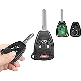 Boxonly Replacement Keyless Entry Remote Car Key Fob OHT692427AA 315MHz for Dodge Avenger 2008-2014 for Jeep Liberty 2008-2012 for Chrysler PT Cruiser 2006-2010 4 Button Remote with Door Key