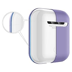 Molang Compatible with AirPods Case Protective Hard