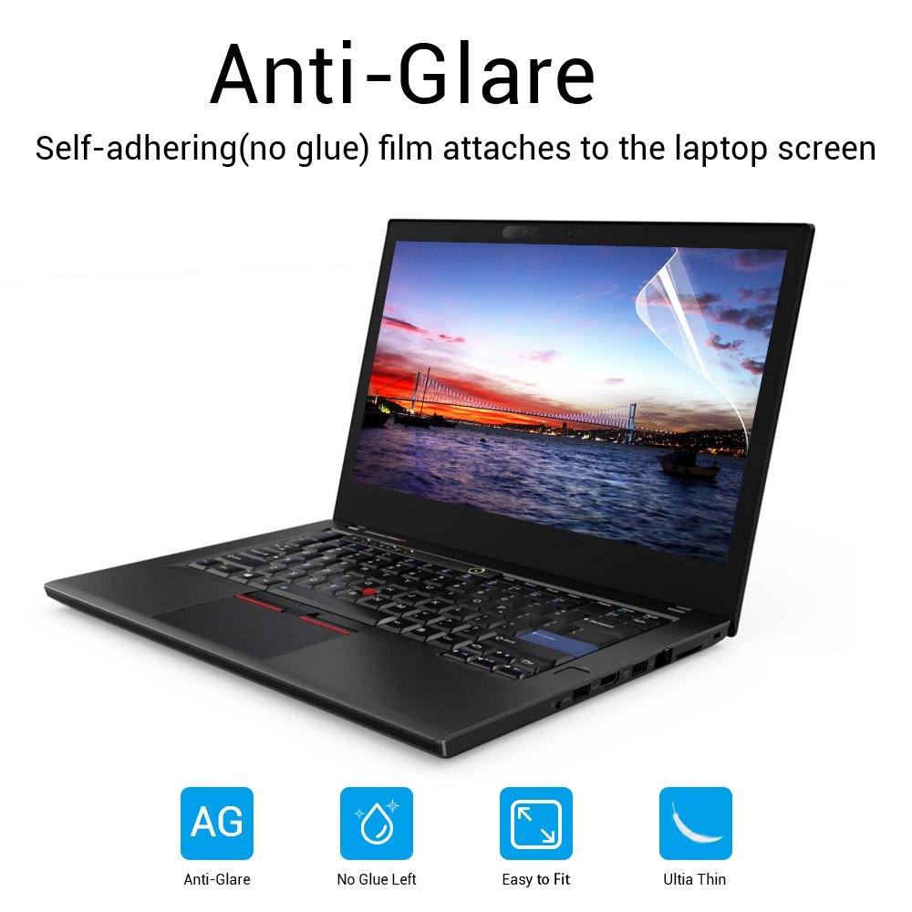 Tembin 15.6 inch Matte Laptop Eye Screen Protector Guard for Display 16:9 Notebook Computer Film Anti-Glare / Anti-Scratch / Anti-Blue Light Laptop Protective