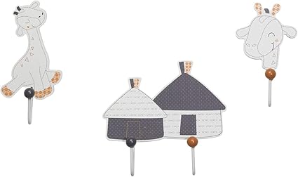 Lot De 3 Pateres Kenza Sauthon Amazon Fr Bebes Puericulture