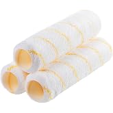Bates- Paint Roller Covers, 9 Inch, 3 Pack, 3/8" Nap | Replacement Paint Roller Sleeves for Walls Cabinets Trim &amp; Doors Smooth Rolling Fits 9" Small Roller Frames