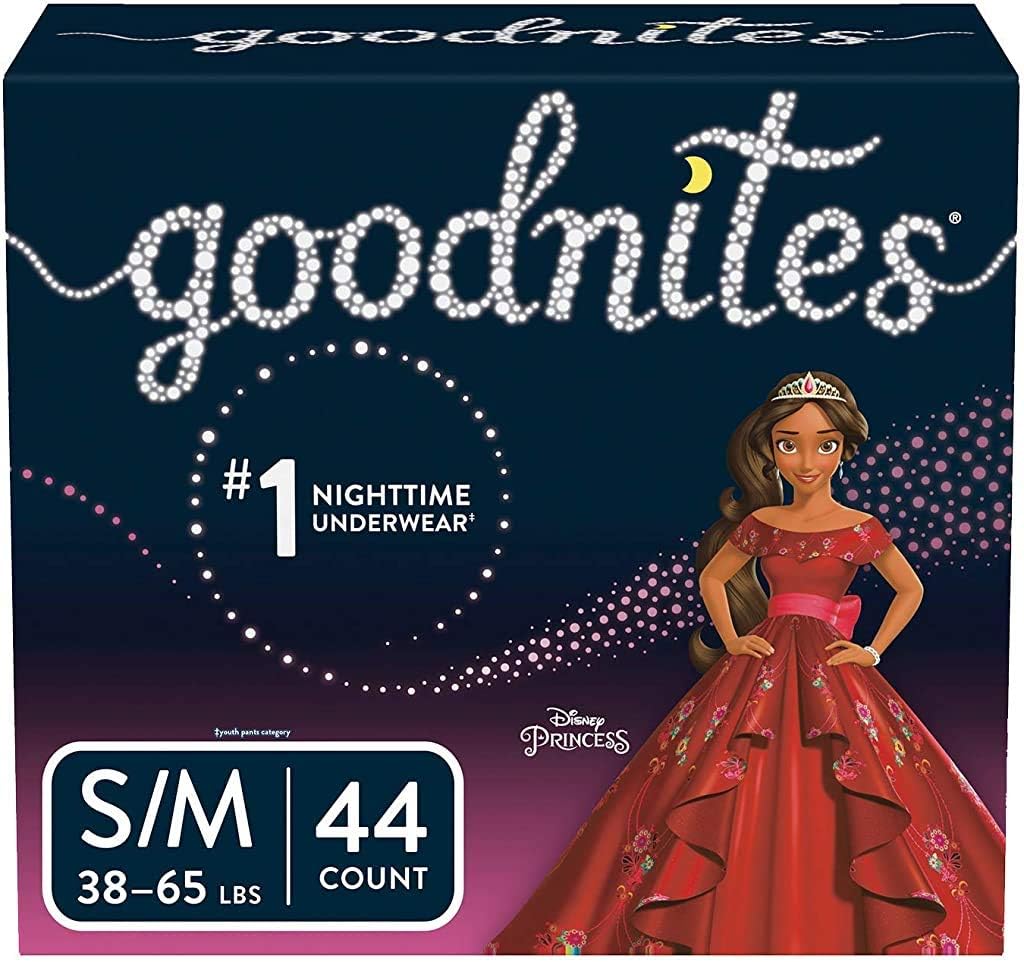 Goodnites Bedwetting Underwear for Girls, S/M, 44 Ct, Discreet: Health & Personal Care
