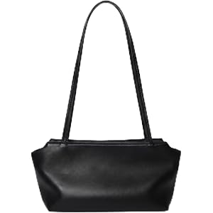 Women's Leather Tote Bag, Soft Casual Shoulder Purse Genuine Leather Horizontal Square