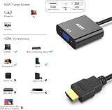 BENFEI HDMI to VGA Adapter 10 Pack Gold Plated Male to Female 1080P view 3