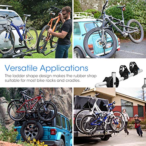 Magicfour 8 Pack Bike Rack Rubber Strap, 9” Replacement Rubber Straps