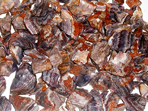 Rock Tumbler Gem Refill Kit Mexican Amethyst Lace Agate Rough 8 oz by Mexico Nature