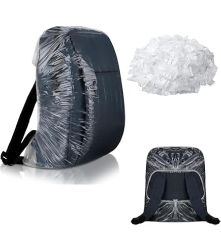Amazon.com : MBAIYO 10 Pack Backpack Rain Cover, Disposable Waterproof  Lightweight Backpack Cover Elastic Protector for Backpacks Outdoor Hiking  Cycling Camping Travel Emergency 15-40L : Sports & Outdoors