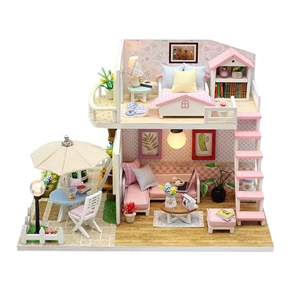 lighted dollhouse