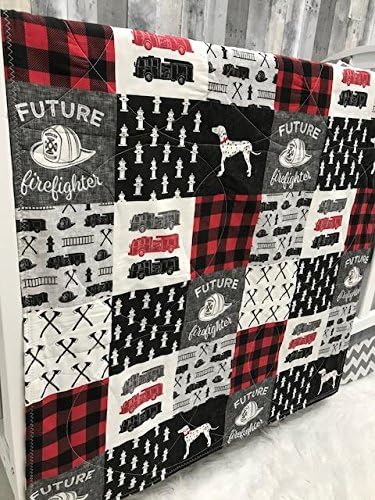 firefighter nursery bedding