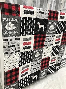 firefighter baby bedding