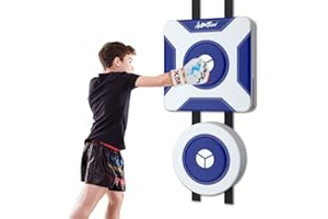 AIBEIJIAN Wall Boxing Mat, Wall Focus Target Punch, Height Adjustable Wall Target Punch Mat, Adult and Child Home Boxing Mat, Taekwondo, Sanda, Martial Arts, Boxing Training Equipment