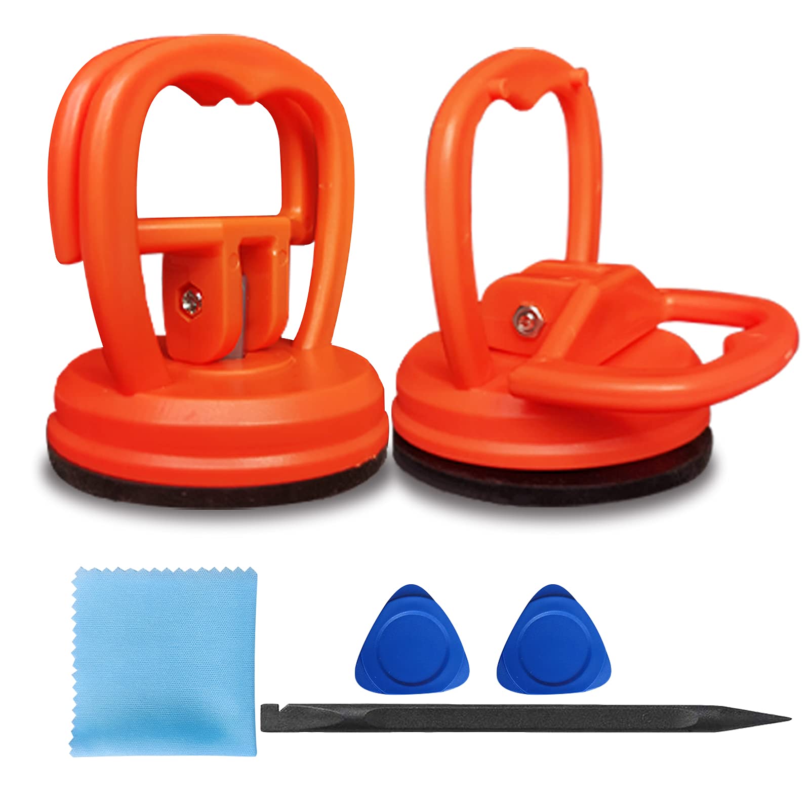 Heavy Duty Suction Cups Screen Suction Cup Phone Computer Replacement Screen Repair Tools Compatible for iPad, iMac, MacBook, Tablet, Laptop, iPhone, Samsung, Huawei etc LCD Screen Opening Tool