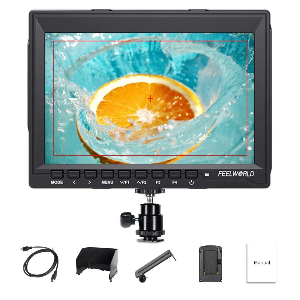 Feelworld FW759 7 Inch Camera DSLR Field Monitor Full HD Focus Video Assist 1280x800 IPS With 4K HDMI Input