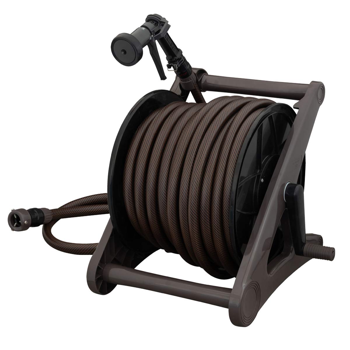 タカギ(Takagi) ホース ホースリール タフブラウン50m ブラウン おしゃれ 大流量 R550TBR商品画像