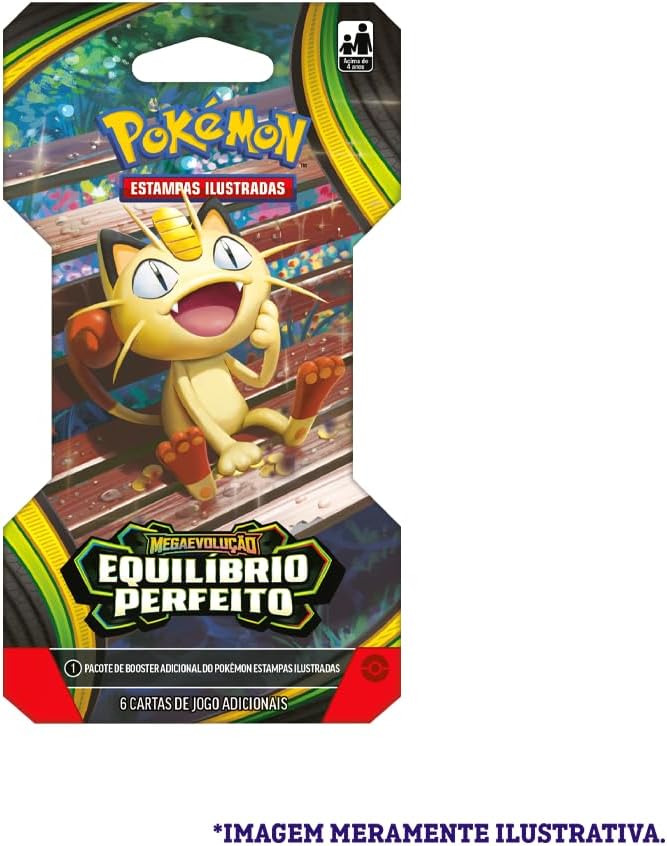 Pokémon TCG: Mega Evolução - Equilíbrio Perfeito - Sleeved Booster - Português