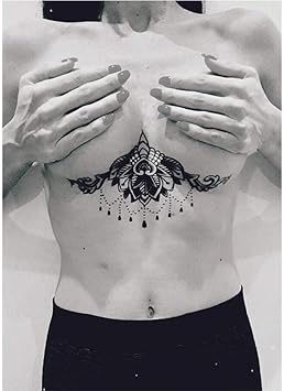 Tatouages Temporaires Pendentifs Underboob Poitrine Pour