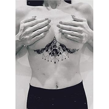 Tatouages Temporaires Pendentifs Underboob Poitrine Pour