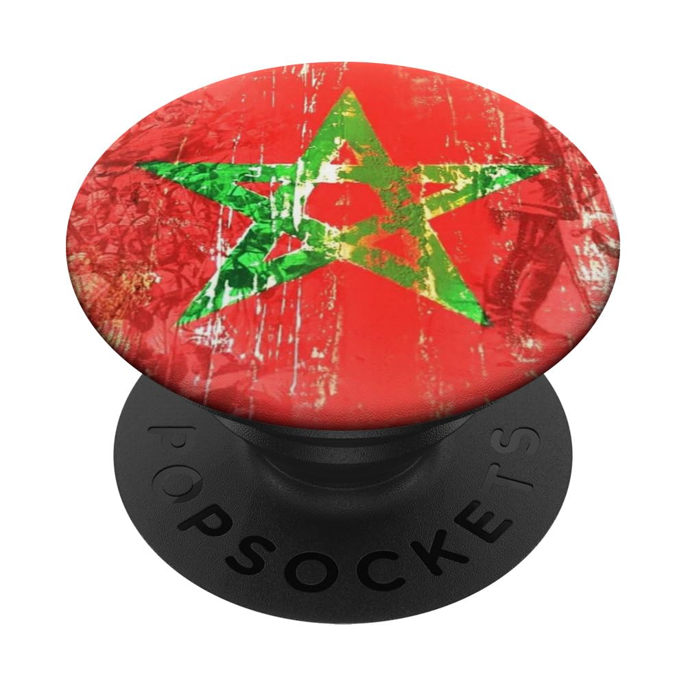 Morocco flag for Phone Grip with Expanding PopSockets Swappable PopGrip