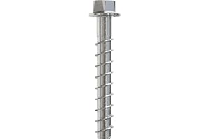 Simpson Strong-Tie THD37300H6SS Titen HD 3/8 in. x 3 in. Type 316 Stainless-Steel Heavy-Duty Screw Anchor (50-Qty)