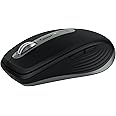 Logitech MX Anywhere 3S for Mac, Compact Wireless Bluetooth Mouse, 8K DPI Any-Surface Tracking, Quiet Clicks, USB C, Wireless Mouse for MacBook Pro, MacBook Air, iMac, iPad - Space Grey