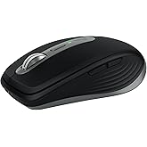 Logitech MX Anywhere 3S for Mac, Compact Wireless Bluetooth Mouse, 8K DPI Any-Surface Tracking, Quiet Clicks, USB C, Wireless