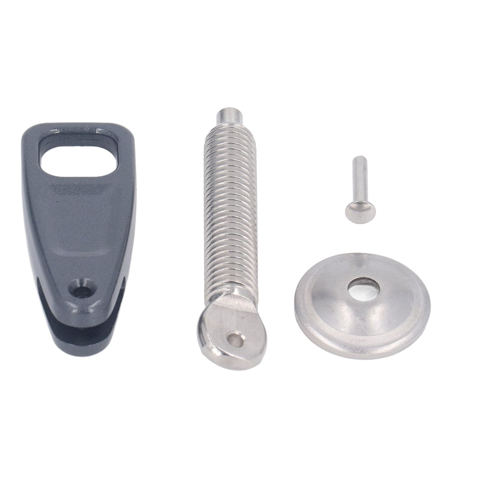 Boat Motor Handle Transom Clamp Screw Assembly Aluminum Outboard Pad Plate Pin, Outboard Motor Transom Clamp Screw for Boats for AST Installation