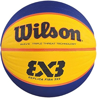 Wilson WTB0533XB Pelota de Baloncesto Fiba 3x3 Replica Caucho ...