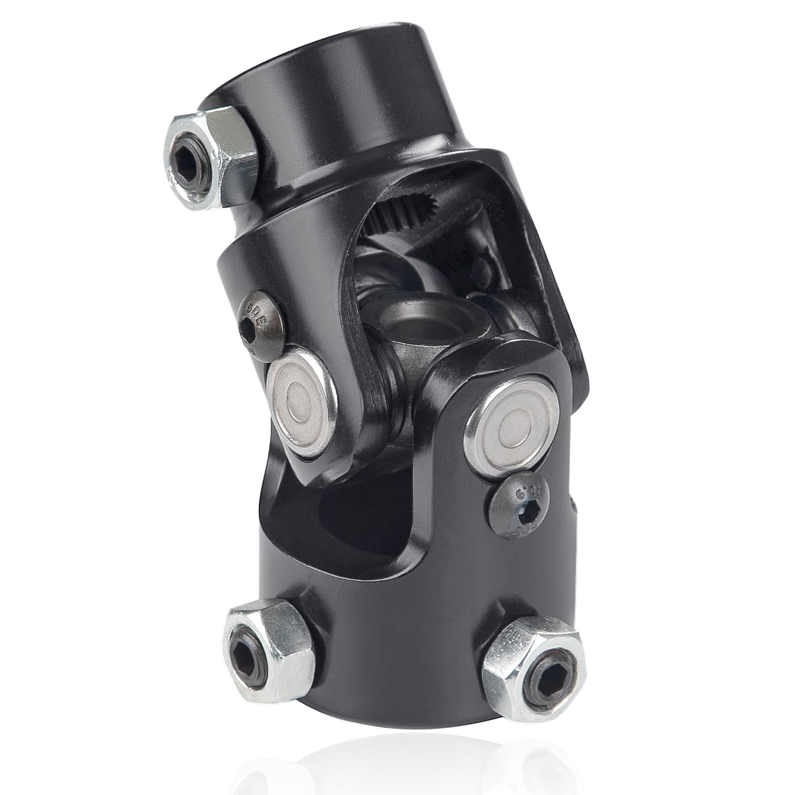 Photo 1 of WMPHE Single Steering Shaft Universal U Joint 3/4"-36 Spline to 1" DD, 83mm (3-1/4") Working Angle 35°Degree