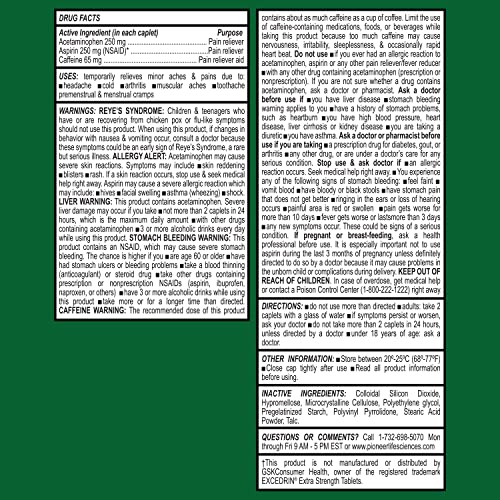 GenCare Extra Strength Headache Relief Acetaminophen with Aspirin