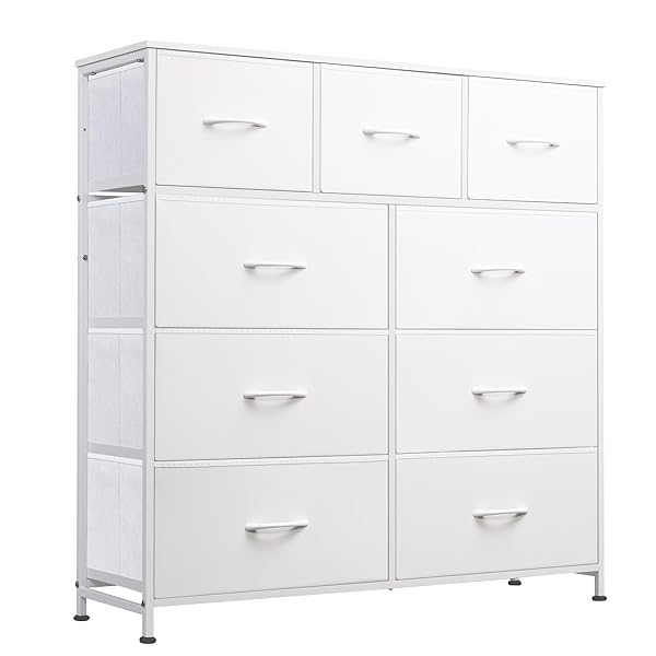 WLIVE 9-DRAWER DRESSER, FABRIC STORAGE TOWER FOR BEDROOM,...