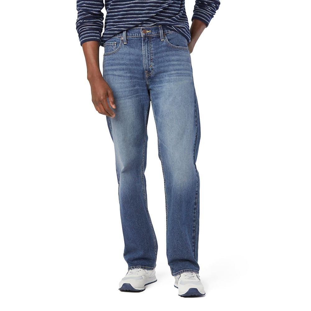 Levi Strauss Signature Gold Men's Loose Fit Jeans, Rolling Dune, 31Wx30L Image