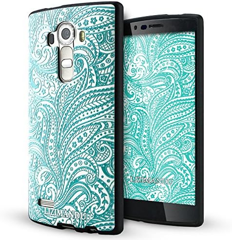 Lg G4 Case,Lizimandu Soft TPU textured pattern Case for Lg G4(Spiral)
