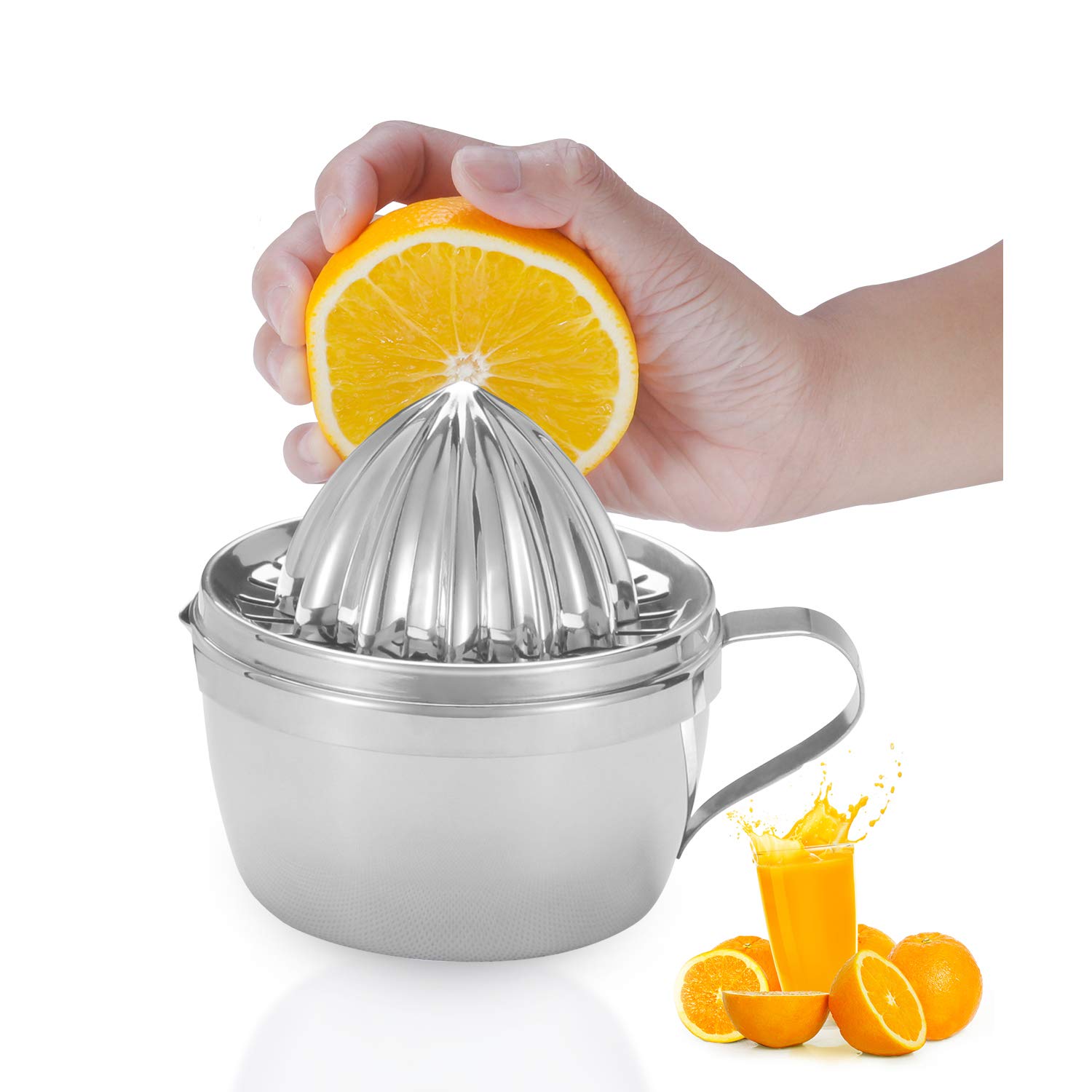 Buy Lemon Juicer, Jeekscss 304 Stainless Steel Portable Manual Juicer
