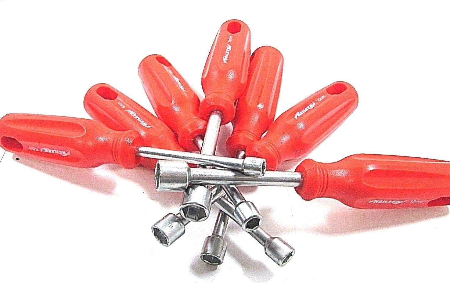 Neilsen CT1386 7pc Metric Nut Driver Set - 6 Point, Chrome, 6 | 7 | 8 | 9 | 10 | 11 | 12mm - Image 5