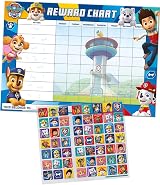 Paper Projects Paw Patrol Reward Chart with 56 Sparkly Stickers, 29.7x42cm view 2