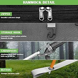WintMing Hammock with Mosquito Net and Rain Fly
