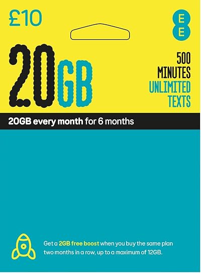 EE SIM Card 3 in 1 PAYG Mobile Network UK