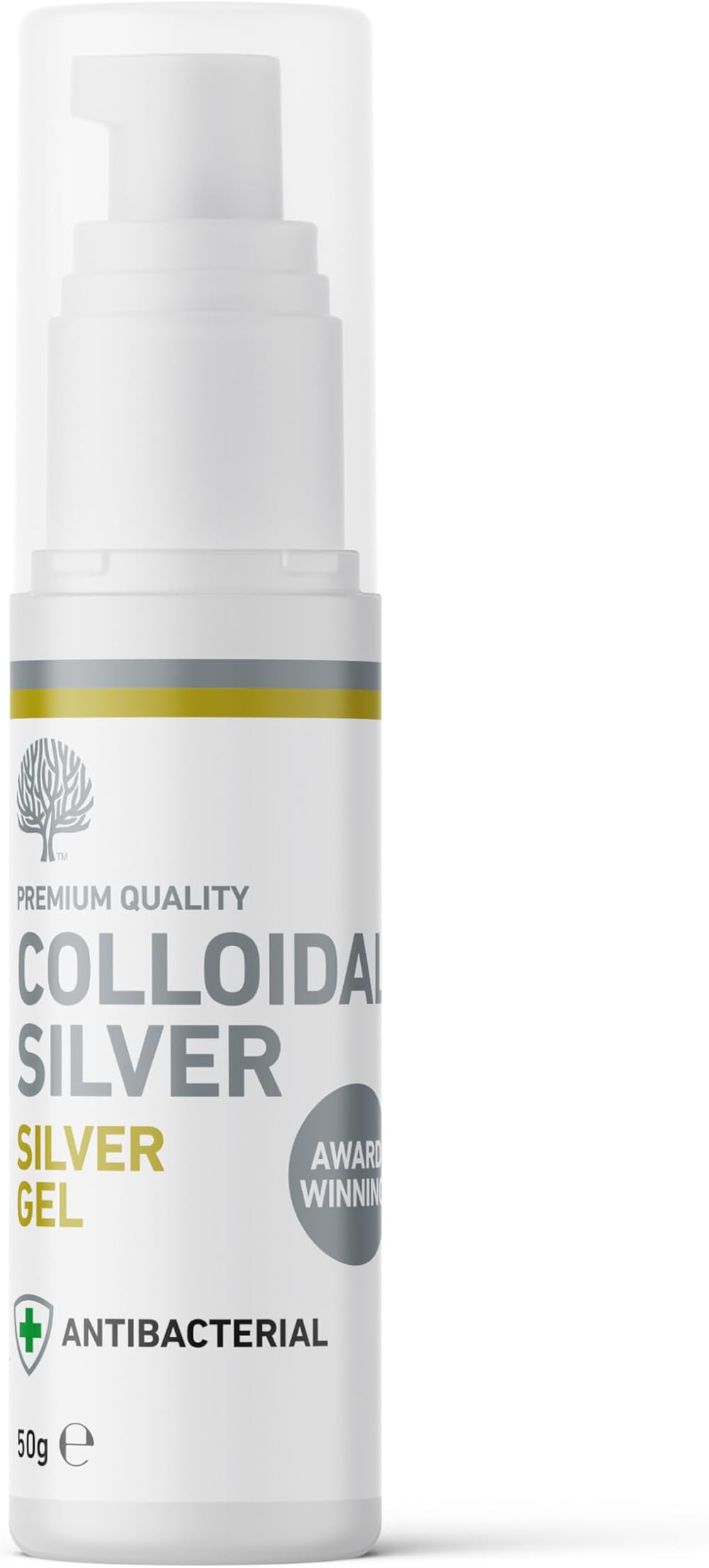 Nature’s Greatest Secret Colloidal Silver Gel 98% 50 g Bergamot Amber