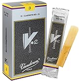 Vandoren CR613 Eb Clarinet V 12 Reeds Strength No. 3, Box of 10