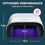 SUNUV LED Nail Lamp Dryer for Gel Polish Curing Machine Auto Sensor LCD 99S view 7